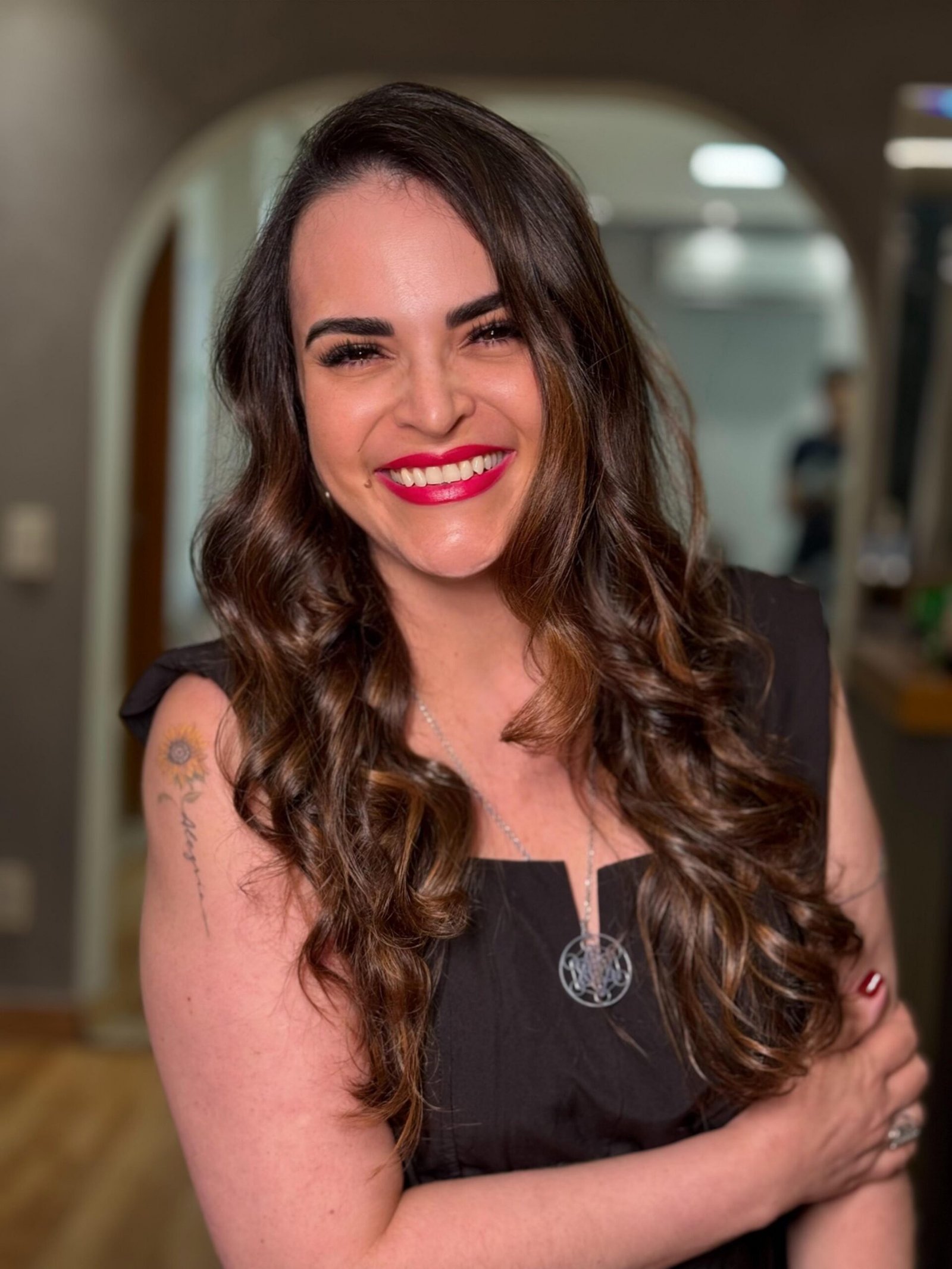 Ádria Gutman sorrindo
