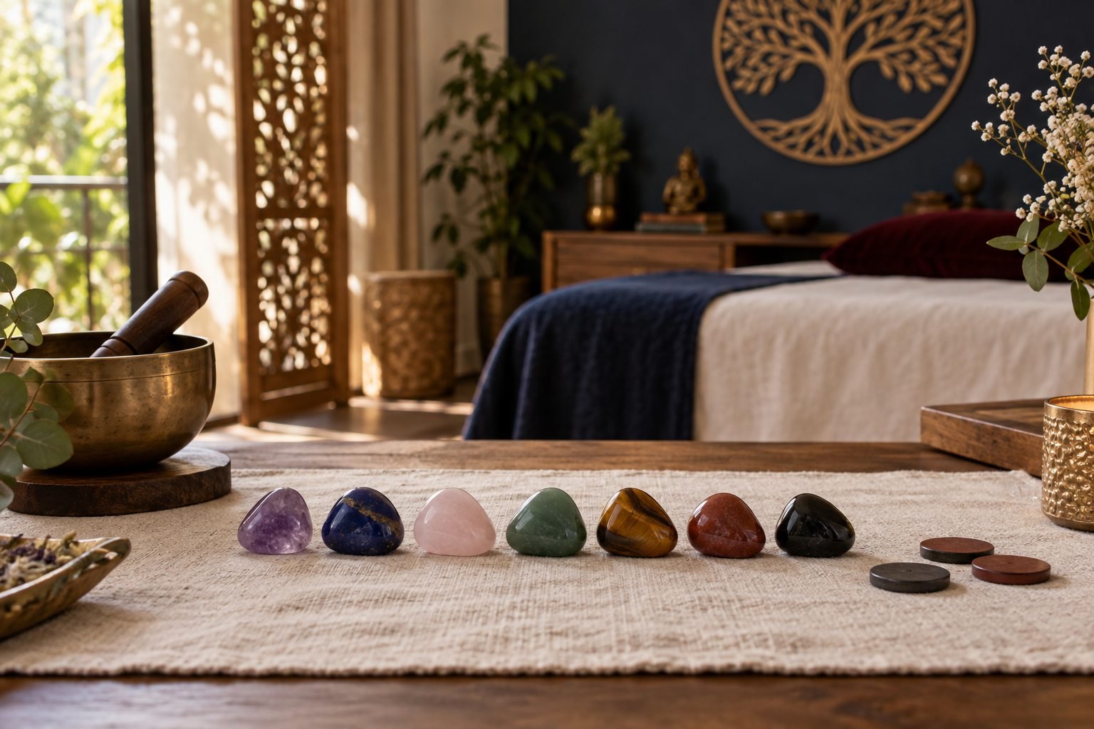 Composição simbólica para Reiki + Alinhamento de Chakras