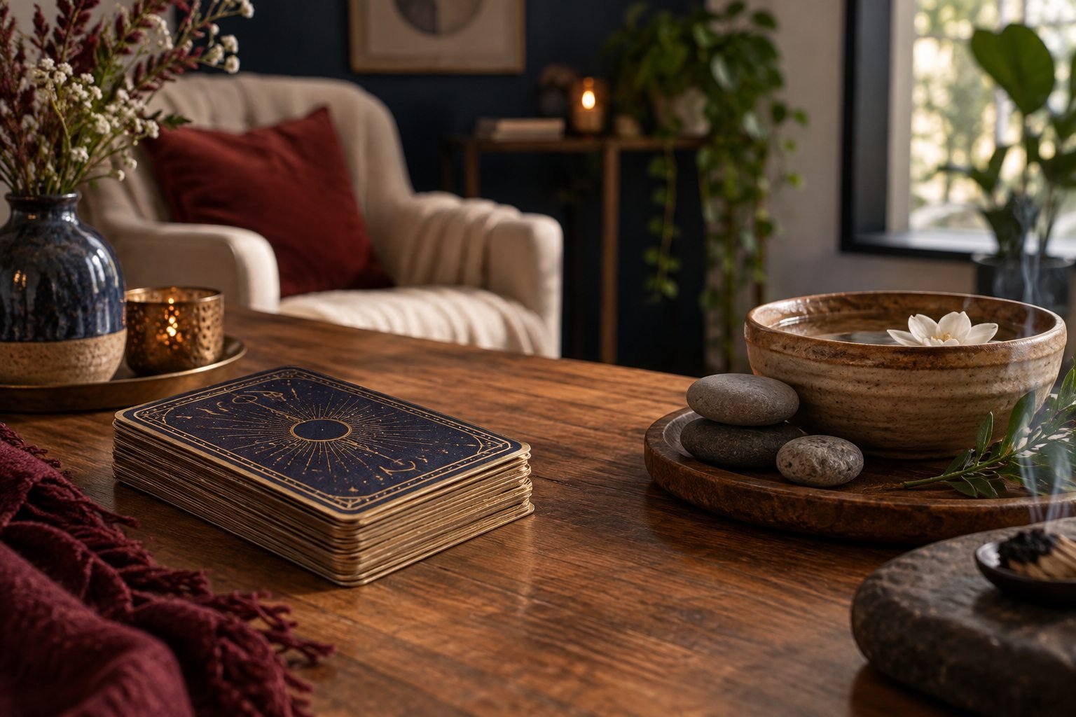 Composição simbólica para Tarô ou Reiki e Deeksha